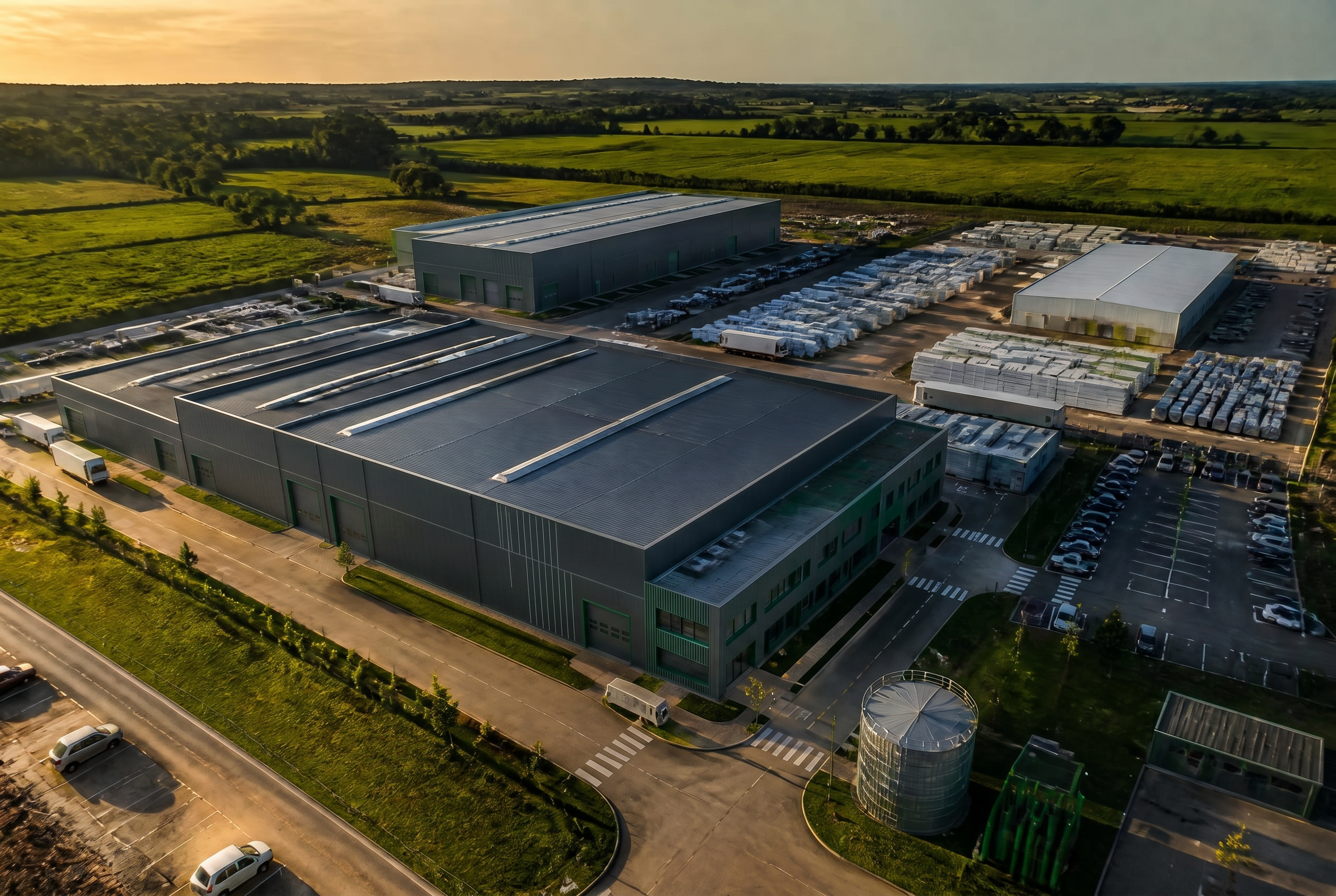 NEVO engineered sandwich panel factory development concept