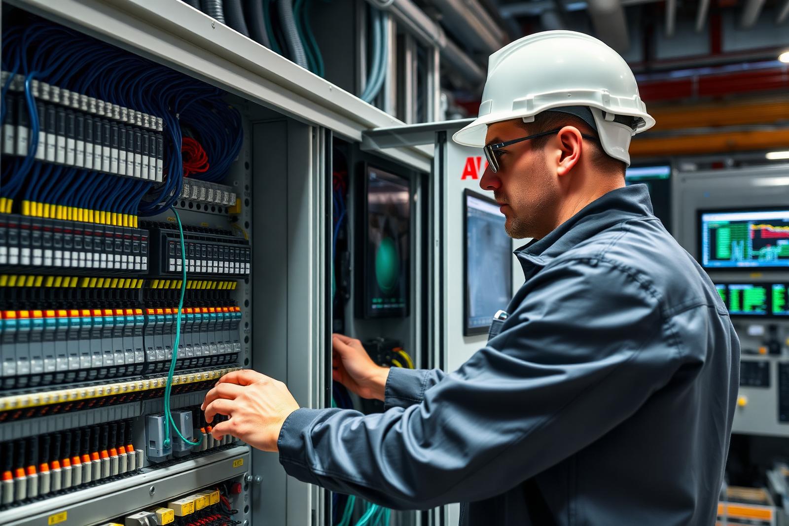 NEVO electrical control cabinet and HMI