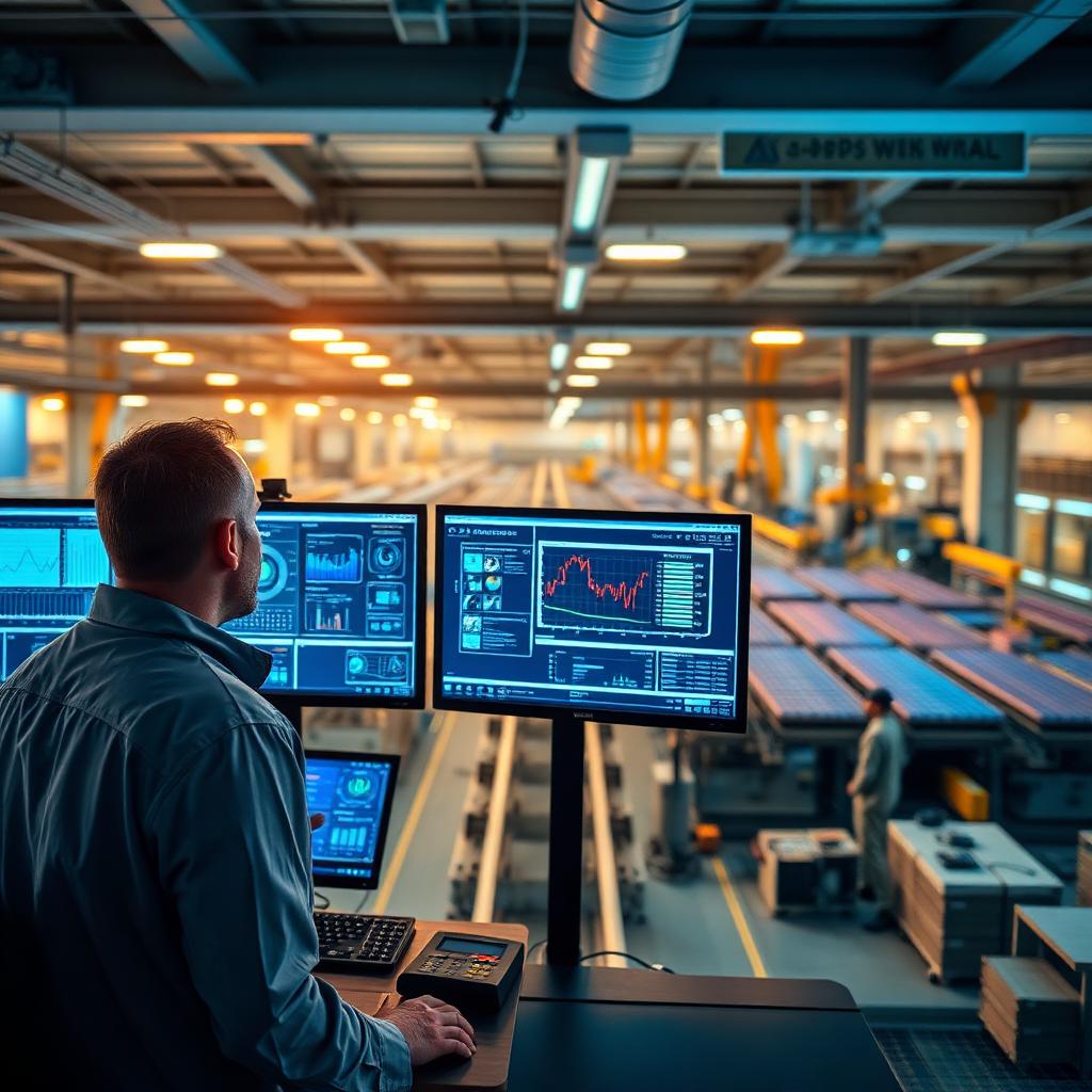 OEE and production optimization dashboard