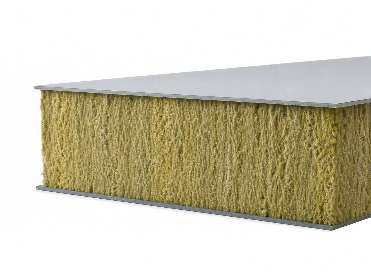 Rock Wool Panel Cross Section